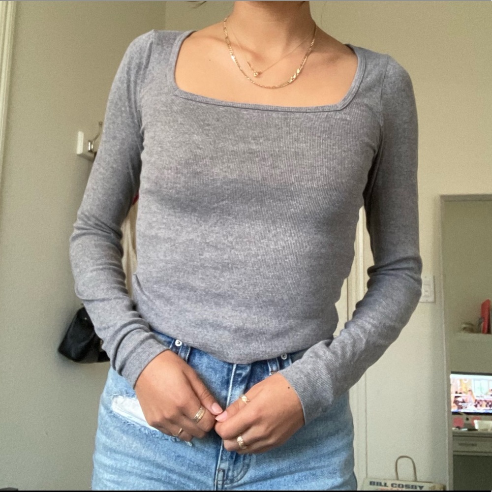 Hollister Square Neck Long Sleeve